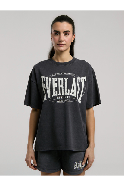 EVERLAST Authentic Boxing Wmn Oversize Anthracite Women's T-Shirt