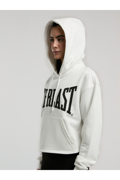 EVERLAST Ever Classics Wmn Beyaz Kadın Kapüşonlu Sweatshirt