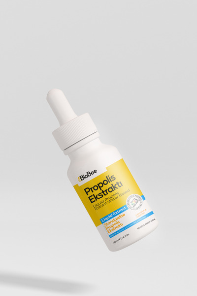 BioBee Sıvı Propolis Alkolsüz ve Glutensiz Extract Liquid 30 ml. (Gaga Sprey Hediyeli)