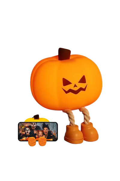 shop Mini Gece Lambası Dekoratif Işık Derecesi Ayarlanabilir Balkabağı Fener