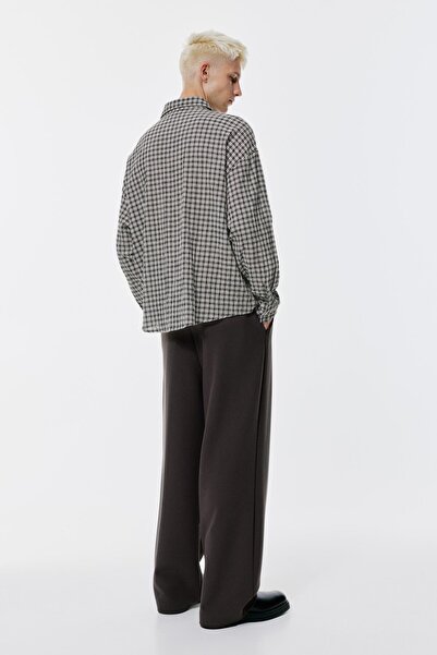 Pull & Bear Kareli uzun kollu gömlek