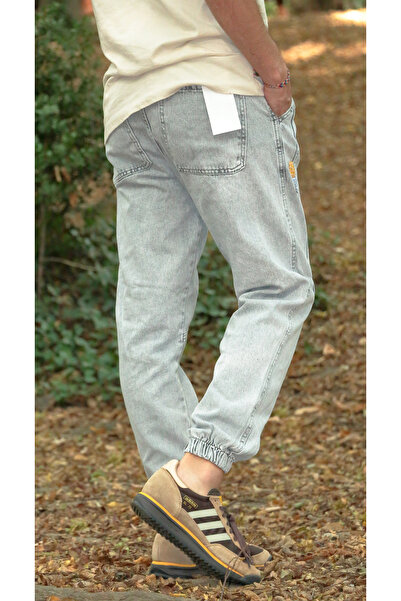 green poll Men's Jogger Pants Elastic Waist and Legs Non-Lycra Fabric