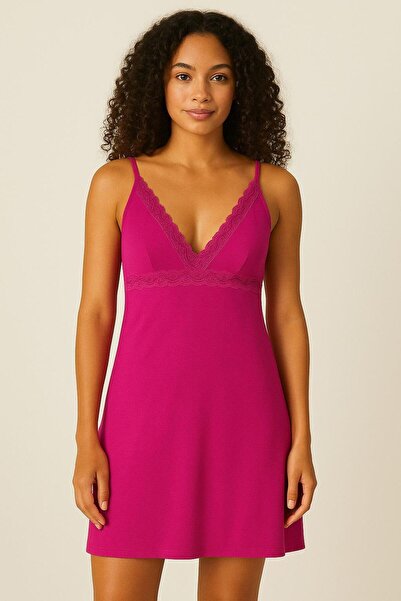 Wotrart Rochie de noapte elegantă, romantică și confortabilă, cu detalii din dantelă, cu opțiuni foarte pline de farmec