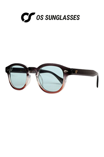 OS Sunglasses Ochelari de soare Berlin Wood albastru deschis pentru bărbați și femei