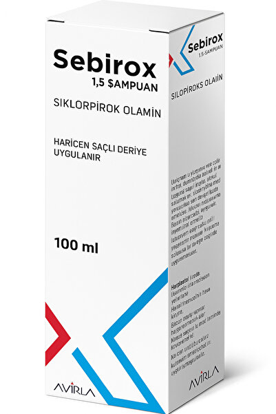 GenelTedarik Sebir-ox kozmetik kepek,,mantar,kızarıklık, karşıtı şampuan 100ml