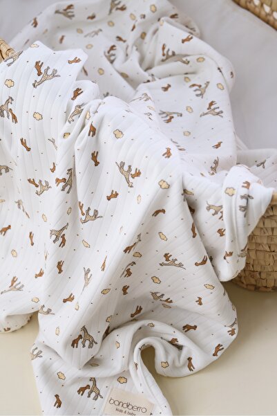 Bondberro Double Sided Interlock Cover & Blanket 100% Cotton Oeko-Teks Certified 100 X 85 cm