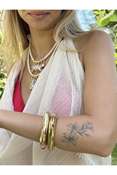 LYRA OFFİCİAL سوار ليرا تيكلي زد آر بتصميم عصري ومشبك ذهبي اللون