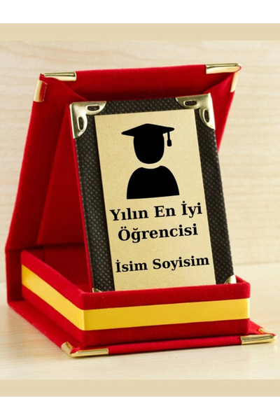 Özcan Tasarım Placă pentru cel mai bun student al anului - Placă de absolvire...