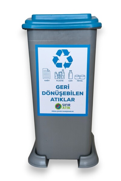 MEGA CEVRE Sıfır Atık Kutusu, Geri Dönüşüm Kutusu - 70 Lt, Sıfır Atık Yönetme...