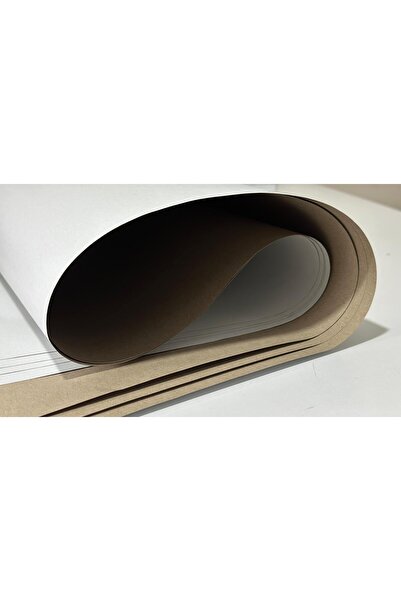 Orbak Kağıt Beyaz Gri Amerikan Servis Kağıdı 35x50 cm | 50'li Paket | Tek Kul...