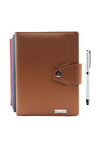 Kalemedair Kişiye Özel Exclusive Organizerli Ajanda ve Roller Kalem Seti - Re...