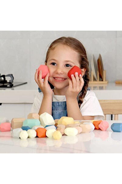 OEM Montessori interactive and educational wooden toy set, 36 Multicolored Pieces, age +2 years, by