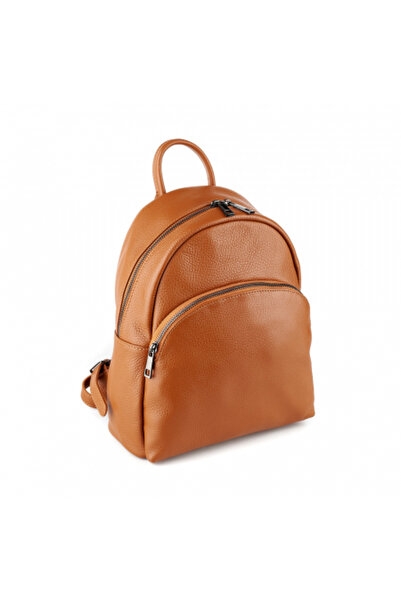 AZZURA Rucsac Aida, din piele 100% naturală negru, 8114