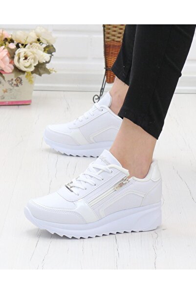 Wickers 2161 Beyaz 36-40 Günlük Kadın Sneakers