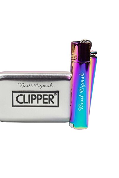 Clipper Kişiye Özel Marka Metal Çakmak Hologram
