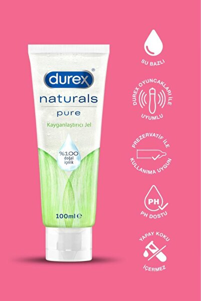 Durex Naturals Pure Kayganlaştırıcı Jel 100 ML x 2 Adet