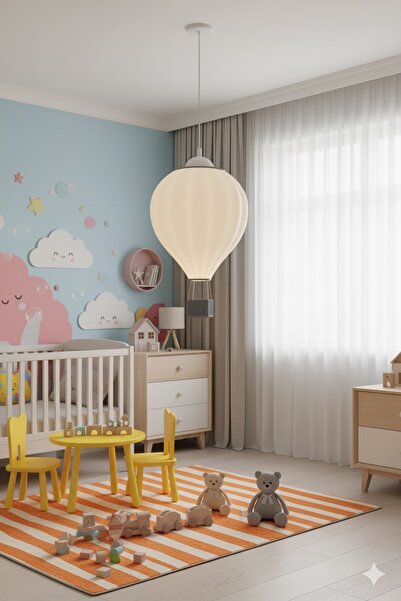 Rekatech Sıcak Hava Balonu Avize Kapadokya Havası Evinizde– Uçan Balon- Modern Sarkıt Lamba Modeli