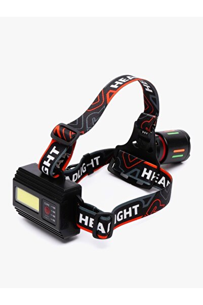 FAVBOX 3000 Lümen Şarjlı Profesyonel Zoomlu Kamp Avcı Balıkçı Kafa Lambası Feneri