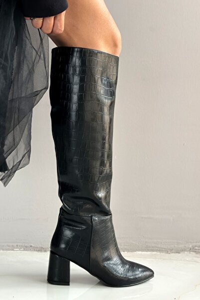 Shoebutik Twente Чорні черевики з тріщинами