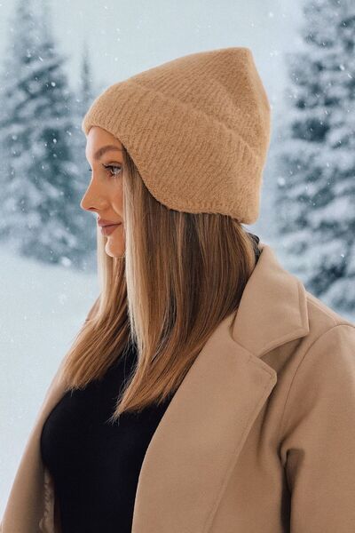 Axesoire 14638 Kulak Kapatıcılı Camel Bere