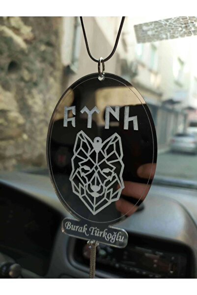 RetroLazer Ayna Pleksi Araba Dikiz Aynası Süsü Gümüş B2