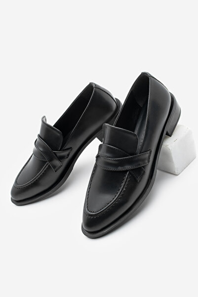 Marjin Mocasini pentru femei Pantofi casual Mendi Negru