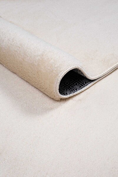 Valery Home Vl Round Comfort Overlocked Plush Carpet Beige