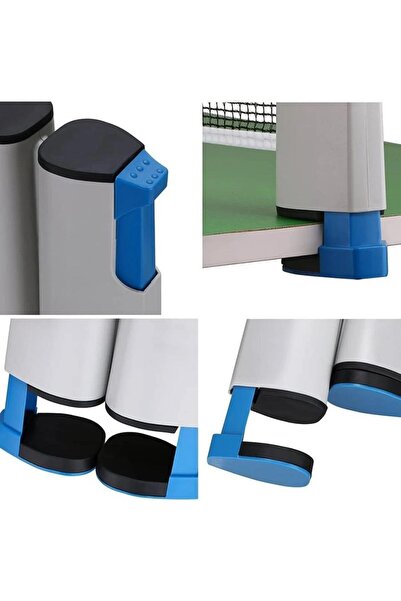 omilife Portable and Adjustable Table Tennis Net - With Mechanism