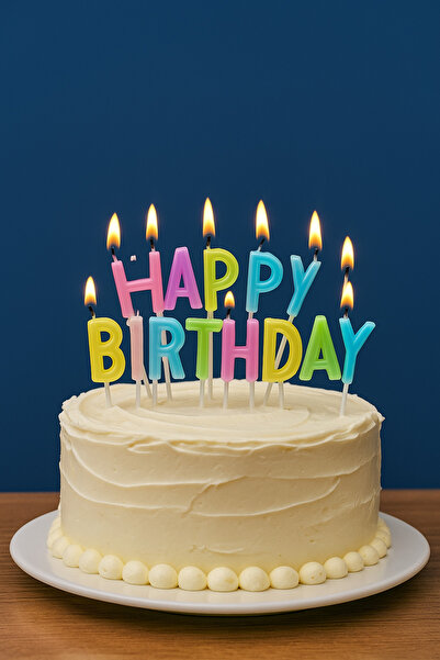 Genel Markalar Happy Birthday Pasta Mumu
