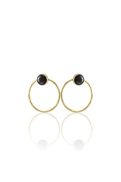 Design by Kadir Kadir Jewellery 22 Ayar Altın Kaplama Kadın Halka Küpe -El İş...