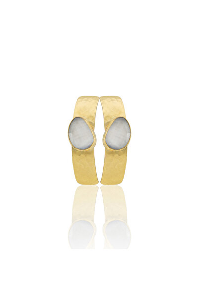 Design by Kadir Kadir Jewellery 22 Ayar Altın Kaplama Vintage Küpe -El İşçili...