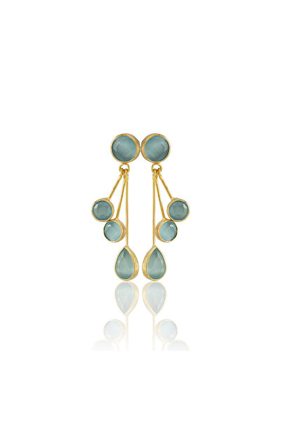 Design by Kadir Kadir Jewellery22 Ayar Altın Kaplama Vintage Küpe -El İşçiliğ...