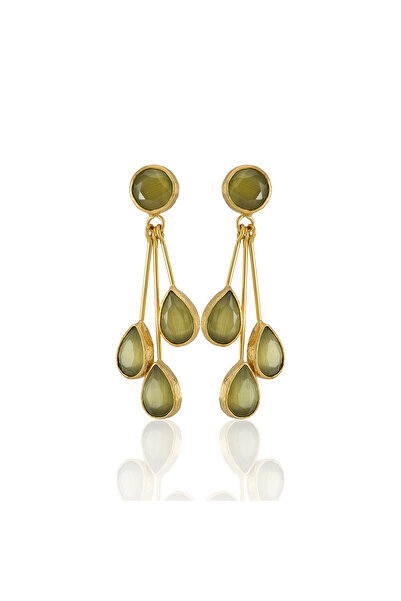 Design by Kadir Kadir Jewellery 22 Ayar Altın Kaplama Vintage Küpe -El İşçiliği Ve Hipoalerjenik Küpe