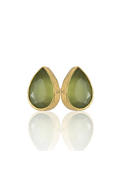 Design by Kadir Kadir Jewellery 22 Ayar Altın Kaplama Kadın Minimal Küpe -El ...