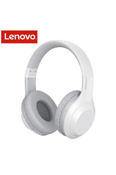 LENOVO Bluetooth Kulaklık Kulak Üstü Kablosuz Kulaklık TH10 Beyaz
