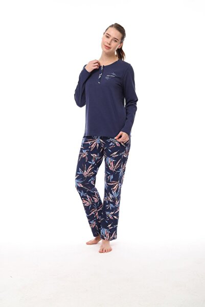 Pijadore 1561 Жіночий піжамний комплект з довгими рукавами