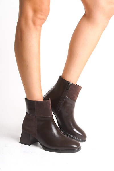 Riccon Edelnesia Kadın Bot 0012858 Kahverengi Cilt