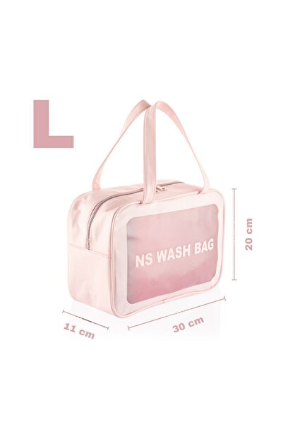 NS reliable Ns Прозора переносна сумка для ванної кімнати для подорожей для макіяжу та косметики великого розміру