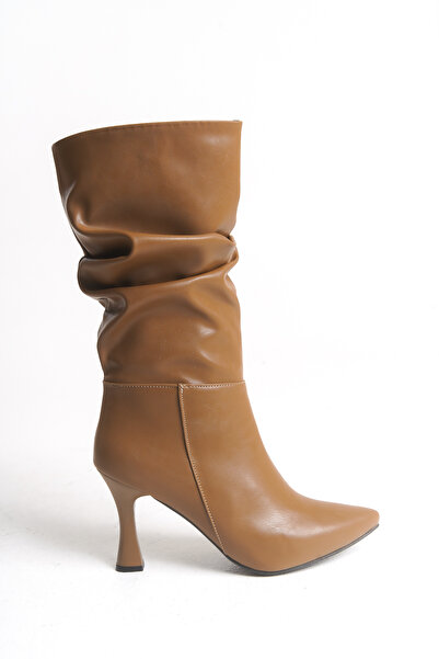 Riccon Marqilien Γυναικείες κοντές μπότες 00128500 Mink Skin