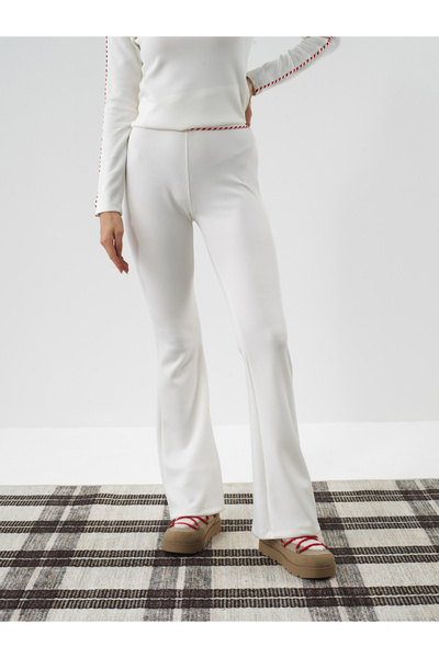 Xint Kadın Ekru Modal Dokulu Regular Fit Pantolon
