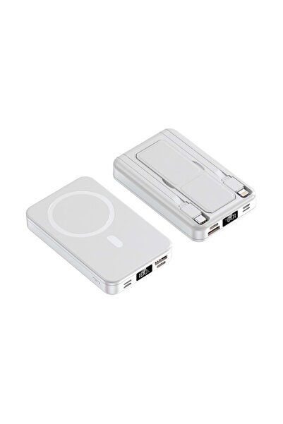 SPRANGE SR-P26M 10000mAh MAGSAFE 15W Wireless Hızlı Şarj 20W-PD Micro Type-C ...