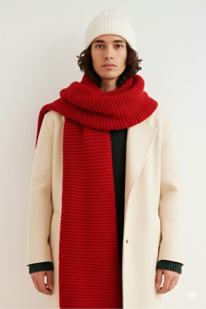 Sheilar Lings Örgü Triko Atkı Kaşkol