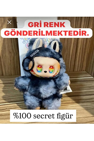 labubu sepeti Labubu oyuncak Gri secreet