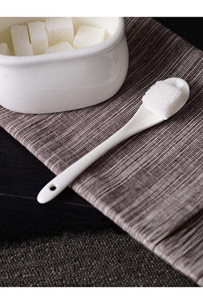 Special Action Porcelain Teaspoon Fork & Knife & Spoon White Quality Durable