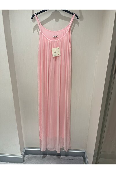 MADE İN ITALY Італійська шовкова сукня з підкладкою рожевого кольору