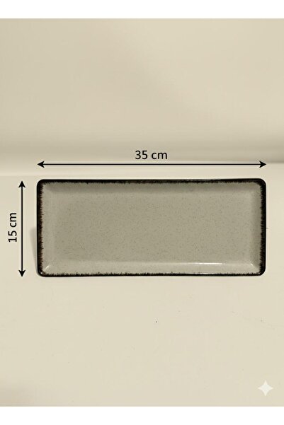 PEARL Straight Plate Cinnamon 35x15 Cm