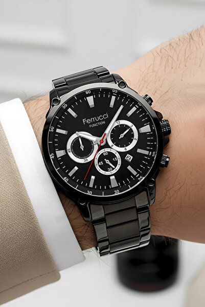 Ferrucci Function Erkek Kol Saati Çelik Kordon Çelik Kasa 3 ATM Suya Dayanıklılık