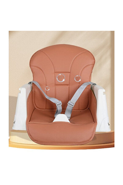 Toyska 3 in 1 Multifunctional Folding Table Chair, Height Adjustment, Brown