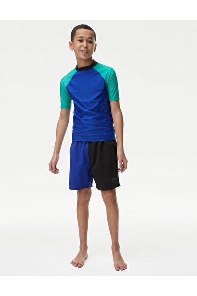 Marks & Spencer Renk Bloklu Deniz Şortu (6-16 Yaş)