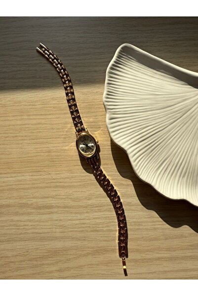 rubsey Retro Minimal Straw Cord Vintage Women's Wristwatch